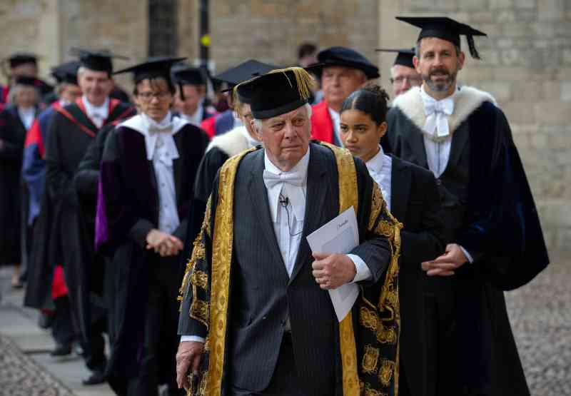 Lord Patten, el canciller de la Universidad de Oxford, ha ocupado el cargo desde 2003