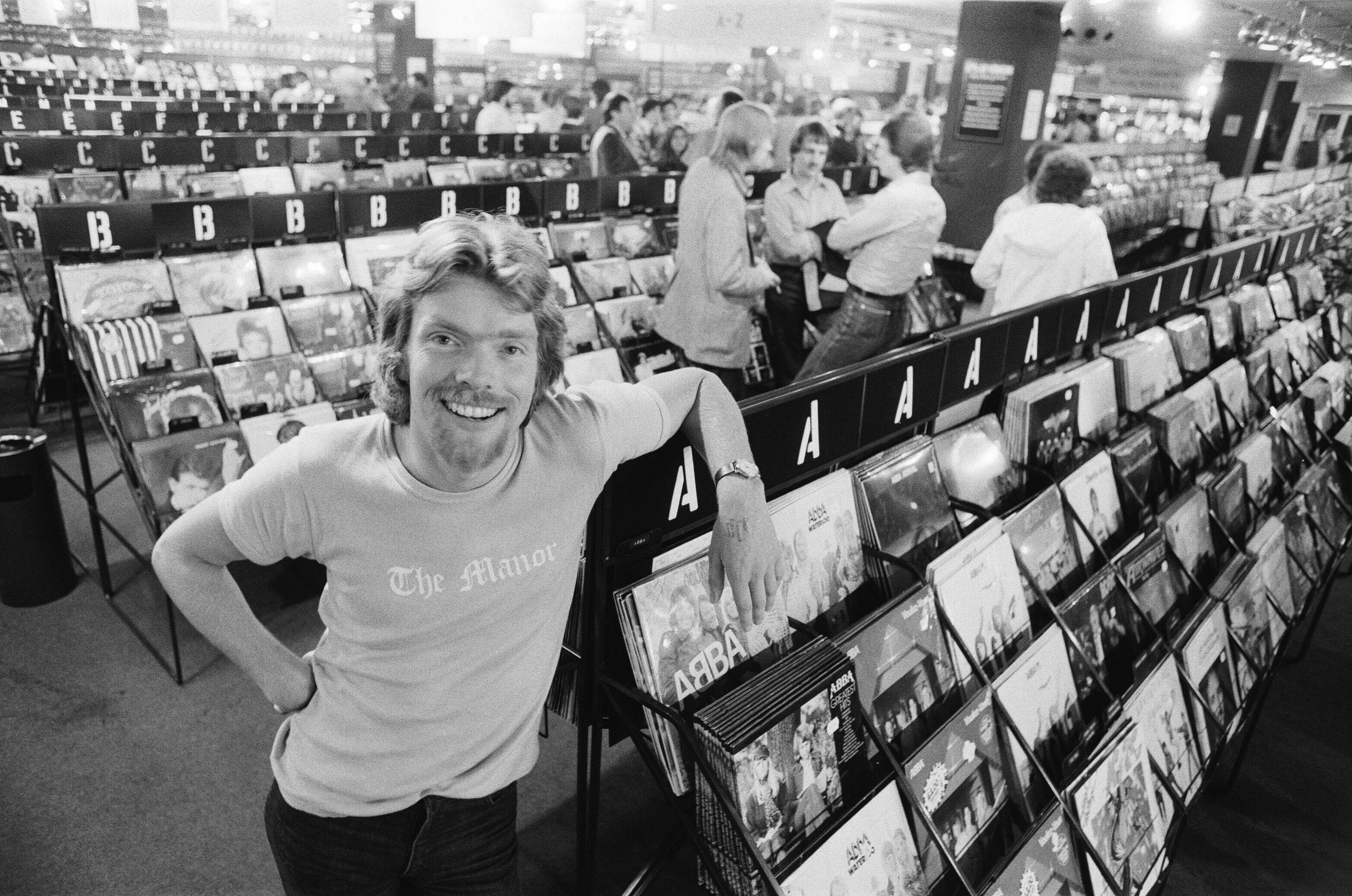 In the 1970s Richard Branson’s Virgin Records had a shop next to the Perkins’s old business in Bristol