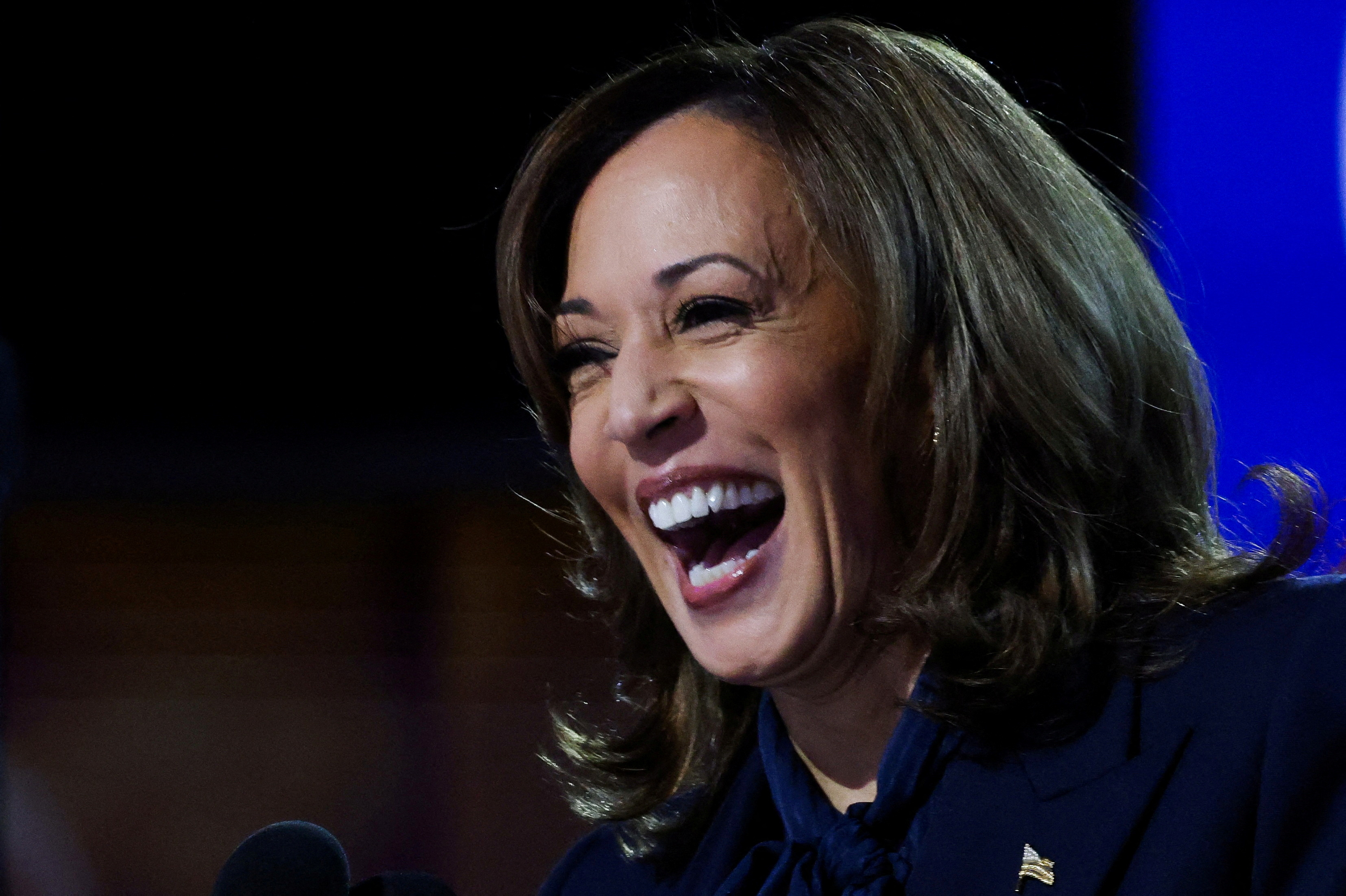 Kamala Harris, the Democratic presidential election nominee, has pulled ahead of Donald Trump on voter trust on the economy before November’s US presidential election, according to recent polls